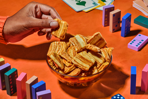 Asiago & Cheddar Cheese Crisps T9
