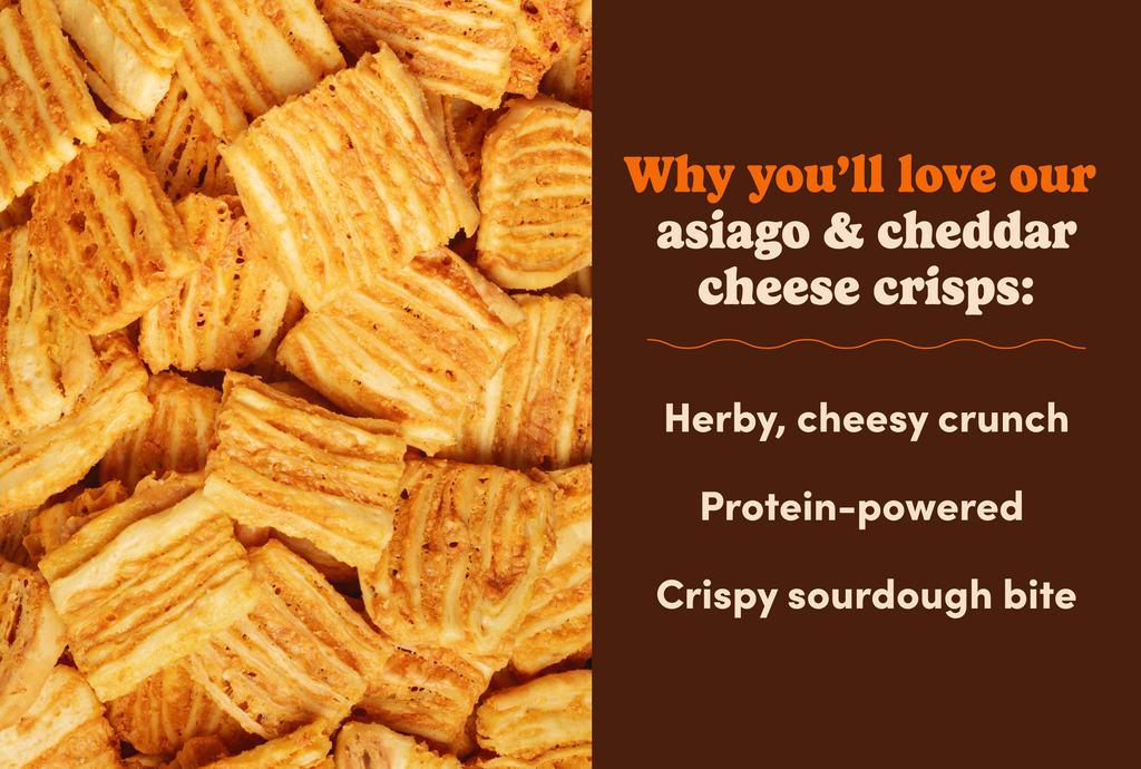 Asiago & Cheddar Cheese Crisps T9
