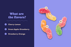 Naturally Colored Sour Tiny Gummy Worms B1