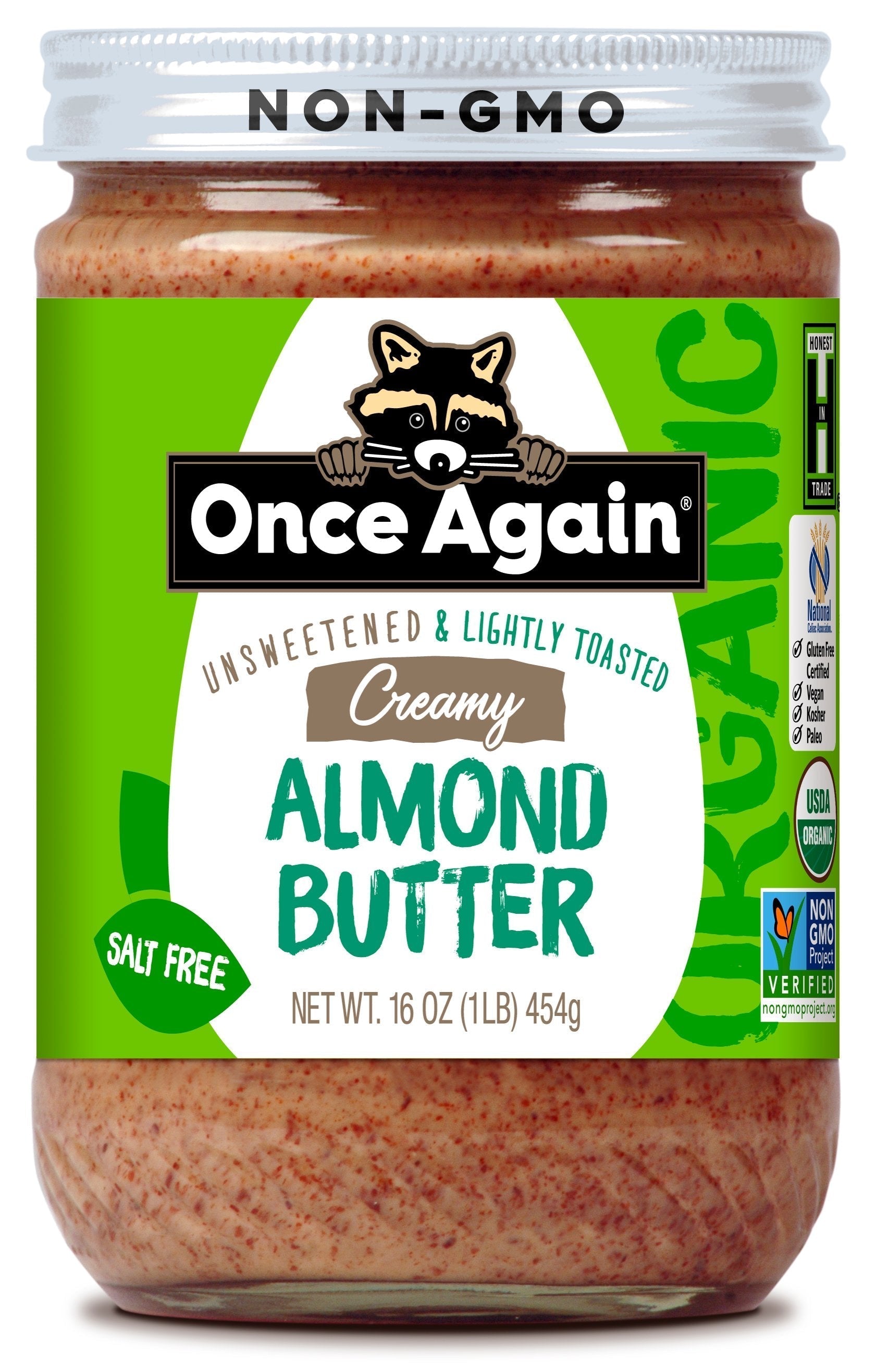 Organic Almond Butter (Lightly Toasted, Smooth) Q0