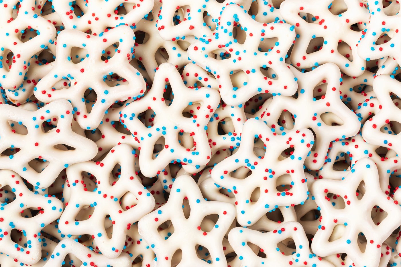 Red, White, & Blue Yogurt Star Pretzels R5